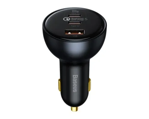 АЗП Baseus Qualcomm Quick Charge 5 Technology C+C+U 160W + Cable set Grey TZCCZM-0G mag-6953156206731145767