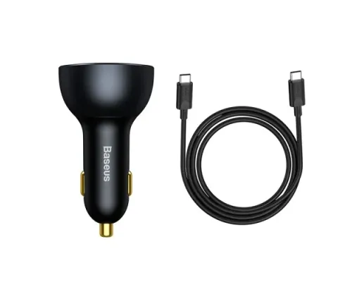 АЗП Baseus Qualcomm Quick Charge 5 Technology C+C+U 160W + Cable set Grey TZCCZM-0G mag-6953156206731145767