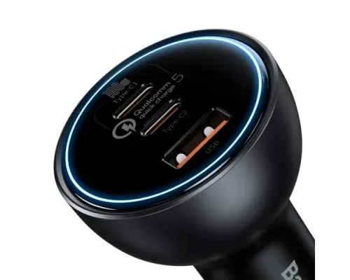 АЗП Baseus Qualcomm Quick Charge 5 Technology C+C+U 160W + Cable set Grey TZCCZM-0G mag-6953156206731145767