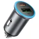 АЗП ACEFAST B15 65W (USB-A+USB-C) dual port metal car charger Grey mag-6974316284963153752