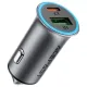 АЗП ACEFAST B16 95W (USB-A+USB-C) dual port metal car charger Grey mag-6974316284970153330