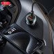 АЗП XO CC60 Smart Transparent Car Charger A30W+C30W/Simultaneous 60W Синій mag-6920680854097140380