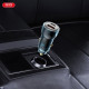 АЗП XO CC60 Smart Transparent Car Charger A30W+C30W/Simultaneous 60W Синій mag-6920680854097140380