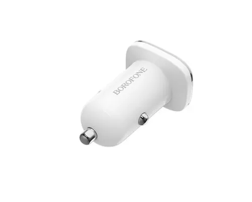 АЗП BOROFONE BZ12 Lasting 2USB/2.4A білий mag-6931474708649146256