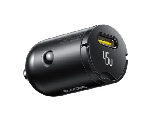 АЗП Baseus PrimeTrip VP2 Car Charger 45W (with Cable Type-C to Type-C 60W 1m) Black C0206800 mag-6932172696511147497