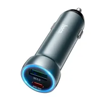 АЗП HOCO Z54A Prosperous dual port 48W/PD30W+QC3.0 Metal Gray mag-6942007645737144064