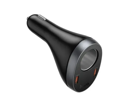 АЗП HOCO Z61A Correct PD60W(2C1A) cigarette lighter car charger black mag-6942007658539146747