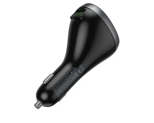 АЗП HOCO Z61A Correct PD60W(2C1A) cigarette lighter car charger black mag-6942007658539146747