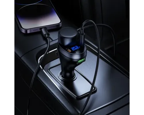 АЗП HOCO Z61A Correct PD60W(2C1A) cigarette lighter car charger black mag-6942007658539146747