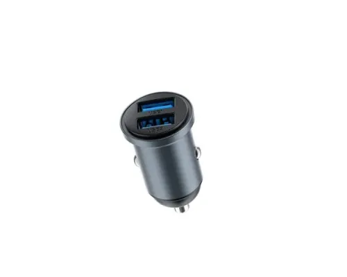 АЗП WiWU Wi-CC031 12W Nano Lite 2A Fast Car Charger Grey mag-6977703656053153611