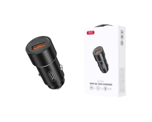 АЗП XO CC54 USB QC3.0 18W Чорний mag-6920680840366140347