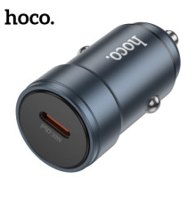 АЗП HOCO Z57 Glorious single-port PD30W car charger Metal gray mag-6942007633048142606