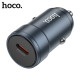 АЗП HOCO Z57 Glorious single-port PD30W car charger Metal gray mag-6942007633048142606