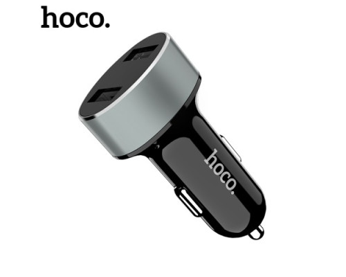 АЗП HOCO Z26 High Praise 2USB/2,1A LCD Black mag-6957531076605142616