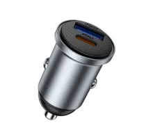 АЗП WiWU Wi-CC030 35W Nano Lite A+C Fast Car Charger Grey mag-6977703656060153612