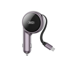 АЗП XO CC65 2-in-1 with Retractable Car Charger Фіолетовий mag-692068081775760092