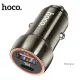 АЗП HOCO Z46A Blue whale 1PDout/1USB/QC/PD20W/3A Metal Grey mag-6931474770332145075