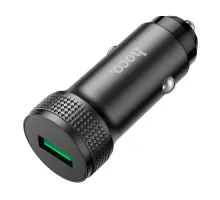 АЗП HOCO Z49A Level single port QC3.0 car charger Black mag-6931474795687146148