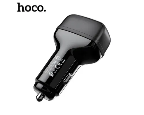 АЗП HOCO Z36 Leader 2USB/2,4A Black 4+1 mag-6931474727718150892