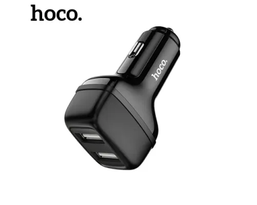 АЗП HOCO Z36 Leader 2USB/2,4A Black 4+1 mag-6931474727718150892