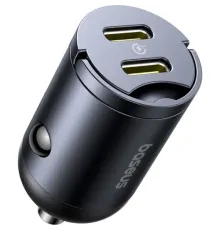 АЗП Baseus Tiny Star Mini Car Charger 2C 30W Black C00035001121-03 mag-6932172677190145727