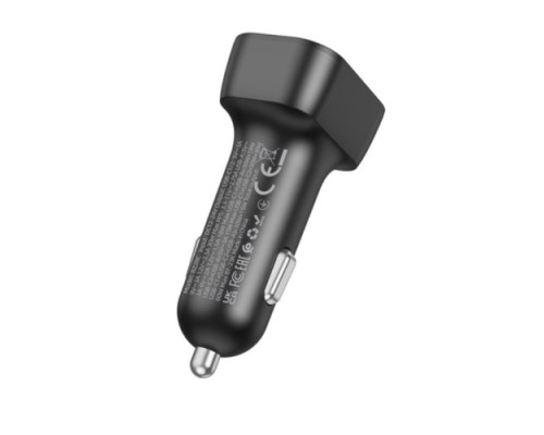 АЗП BOROFONE BZ28C Trophie PD60W(2C1A) car charger чорний mag-6941991110870140896