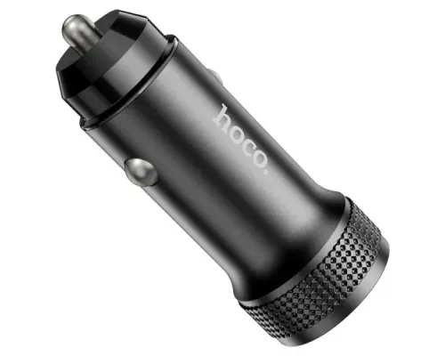 АЗП HOCO Z49B Level PD38W(1C1A) car charger Black mag-6942007614399144013