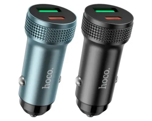 АЗП HOCO Z49B Level PD38W(1C1A) car charger Black mag-6942007614399144013