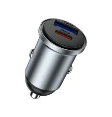АЗП WiWU Wi-CC032 60W Nano Pro A+2C Fast Car Charger Grey mag-6977703656077153613