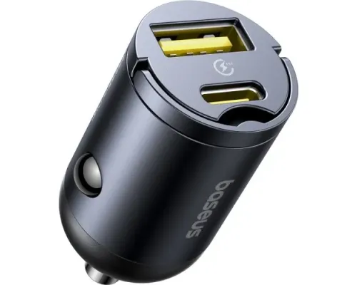 АЗП Baseus Tiny Star Mini Car Charger (U+C) 30W Black C00035001121-02 mag-6932172677206145728