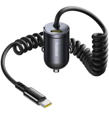 АЗП Baseus Tiny Star Mini Car Charger (C+L Cable Included) 30W Black C00035001121-01 mag-6932172677220153219
