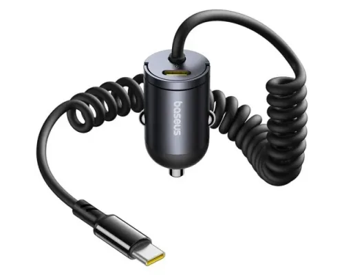 АЗП Baseus Tiny Star Mini Car Charger (C+L Cable Included) 30W Black C00035001121-01 mag-6932172677220153219