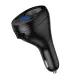 АЗП HOCO Z61 Correct three-port cigarette lighter car charger black mag-6942007658522144376