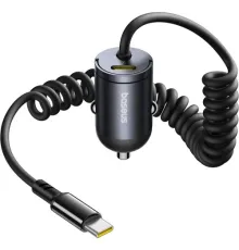 АЗП Baseus Tiny Star Mini Car Charger (C+C Cable Included) 30W Cosmic Black C00035001121-00 mag-6932172677213145729