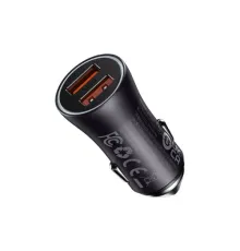 АЗП Baseus Golden Contactor Max Dual Fast Charger Car Charger U+U 60W Dark Gray CGJM000013 mag-6932172607982145677