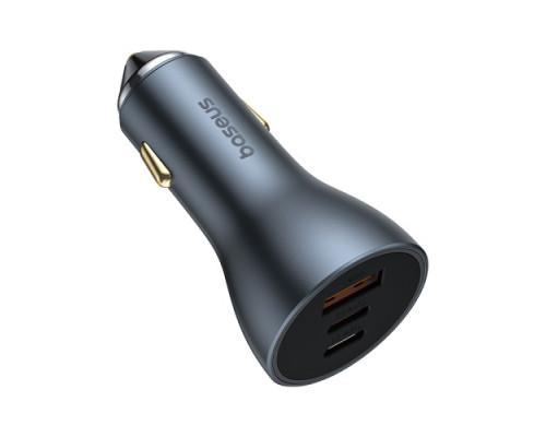 АЗП Baseus Golden Contactor Pro GaN Fast Charging Car Charger U+2C 65W Lunar Gray C00035202841-00 mag-6932172636456135303