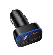 АЗП HOCO Z63A Barry 42W(1C2A) digital display car charger Black mag-6942007666213152112