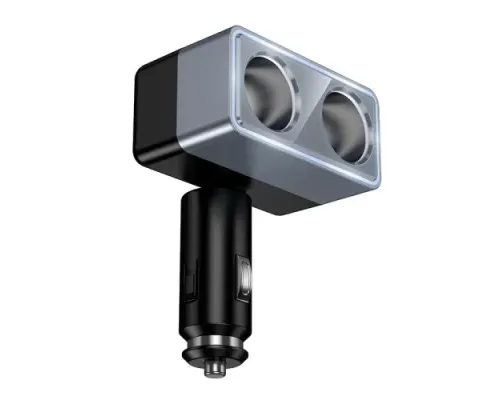АЗП HOCO Z65 Smart dual cigarette lighter car charger Black mag-6942007673167153954