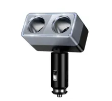 АЗП HOCO Z65 Smart dual cigarette lighter car charger Black mag-6942007673167153954