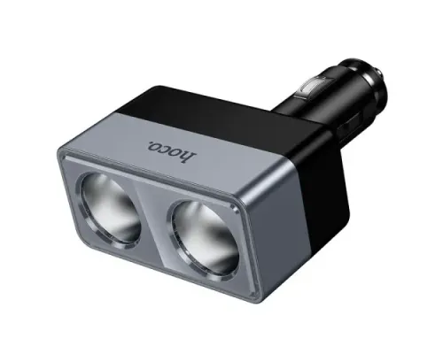 АЗП HOCO Z65 Smart dual cigarette lighter car charger Black mag-6942007673167153954