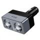АЗП HOCO Z65 Smart dual cigarette lighter car charger Black mag-6942007673167153954