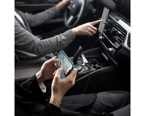 АЗП Baseus Grain Pro Car Charger (Dual USB 4.8A ) Black CCALLP-01 mag-695315620200954444