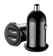 АЗП Baseus Grain Pro Car Charger (Dual USB 4.8A ) Black CCALLP-01 mag-695315620200954444