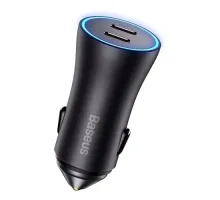 АЗП Baseus Golden Contactor Pro Dual Fast Charger Car Charger C+C 40W Dark Gray CGJP000013 mag-6932172608026152047