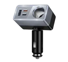 АЗП HOCO Z65A Smart cigarette lighter(PD45W/2C1A) car charger Black mag-6942007673174153955