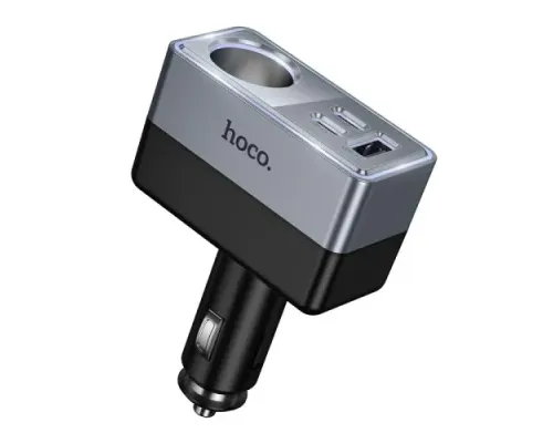 АЗП HOCO Z65A Smart cigarette lighter(PD45W/2C1A) car charger Black mag-6942007673174153955