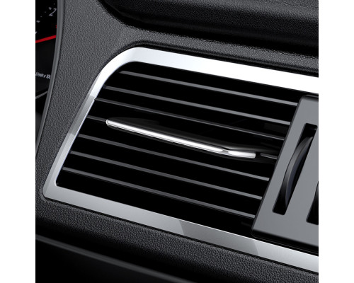 Автомобільний освіжувач повітря Baseus Paddle car air freshener Silver (SUXUN-BP0S)