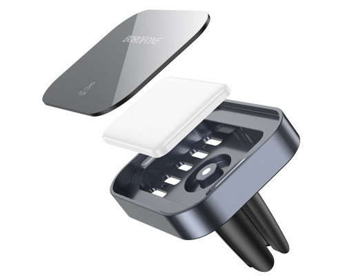 Автомобільний освіжувач повітря BOROFONE FC2 Volar car aromatherapy Deep Space Gray (6941991115264)