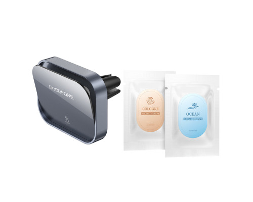 Автомобільний освіжувач повітря BOROFONE FC2 Volar car aromatherapy Deep Space Gray (6941991115264)