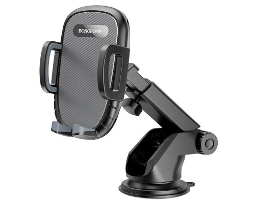 Тримач для мобільного BOROFONE BH53 Windy center console car holder Black Grey (BH53B)